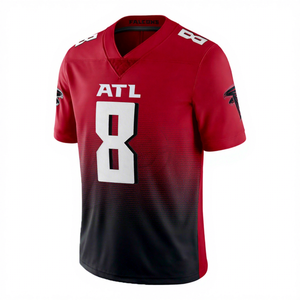 เสื้อฟุตบอลอเมริกัน XEEP รุ่นปรับแต่งได้ XC-AFU-14 สำหรับผู้ชาย เนื้อผ้าโพลีเอสเตอร์น้ำหนักเบา ระบายอากาศได้ดี พิมพ์ลายด้วยเทคโนโลยีฮีททรานเฟอร์ ประสิทธิภาพสูง - Product Image 1