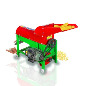 Profesyonel işleme Hulling Mini mısır Sheller ev yüksek kaliteli dizel mısır güç harman makinesi