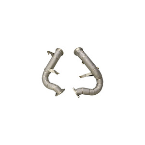 Downpipe Deportivo de Alto Rendimiento para <span class=keywords><strong>Porsche</strong></span> <span class=keywords><strong>Macan</strong></span> 95B Turbo/<span class=keywords><strong>GTS</strong></span> 3.0T 3.6T, Tubos de Escape de Acero Inoxidable con Protectores Térmicos - Product Image 1