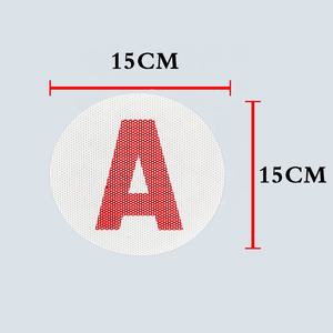 14 ans d'adhésif personnalisé en usine voir à travers un pilote <span class=keywords><strong>de</strong></span> <span class=keywords><strong>disque</strong></span> disques a Jeune conducteur <span class=keywords><strong>autocollant</strong></span> <span class=keywords><strong>de</strong></span> voiture - Product Image 5