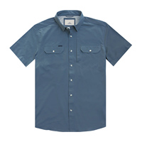 Camisa de pesca perforada, impermeable, con estampado integral de peces, de bajo MOQ, con botones, estilo vaquero, de la marca Brandsun.