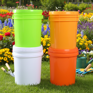 <span class=keywords><strong>Yusu</strong></span> - Cubeta Medidora Graduada de 5 Galones, Transparente, de Plástico, Apta para Alimentos, Ecológica, Duradera, para Almacenamiento - Product Image 3