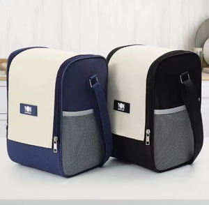 Sac à lunch isotherme en tissu Oxford avec doublure en aluminium, portable pour le travail et l'école - Product Image 2