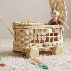 รถของเล่นเด็ก2ถึง4ปีรถบรรทุกหวายของเล่นเด็กเป็นมิตรกับสิ่งแวดล้อมทางการศึกษาอย่างยั่งยืน - Product Image 6