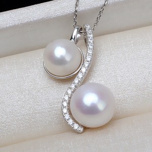 Accesorio de Plata S925 para Colgante de Perlas DIY para Mujer, Estilo 3 en 1, Perlas Dobles para Cabello de Bebé, Base Vacía para Colgantes y Dijes - Product Image 1