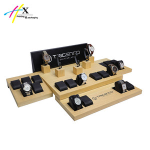 Fenêtre Oem oreiller coussin rotatif petits ensembles haut de gamme haut de gamme fait à la main boutique secteur vente au détail personnalisé bois montre unique affichage - Product Image 6