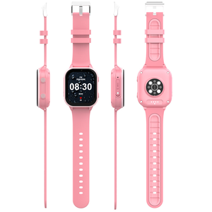 Montre intelligente pour enfants étanche IP 67 2024, 4G GPS connectée, fonction de réponse aux appels, forme carrée avec bracelet en gel de silicone - Product Image 4