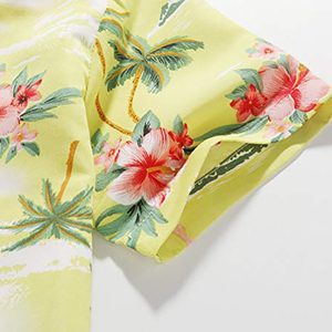Los niños flaminco palm árbol impreso Hawaiano de manga corta Camiseta casual - Product Image 3
