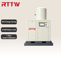 Kompresor Udara Sekrup Rotary Listrik Industri RTTW Factory Harga Bagus All in One 16bar 20HP 15kw