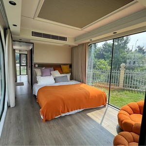 Casa Contenedor Moderna, Módulo de Vivienda Rectangular, Diseño Inteligente para Uso Hotelero - Product Image 1
