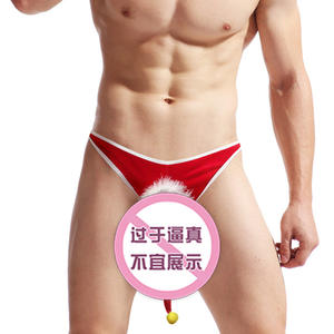 Ensemble de sous-vêtements pour <span class=keywords><strong>homme</strong></span> Tzy1103T, sexy, taille basse, respirant, en velours extensible, <span class=keywords><strong>string</strong></span>, T-pants, vente en gros, <span class=keywords><strong>Noël</strong></span> - Product Image 5