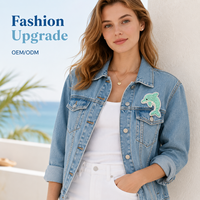 Patchs personnalisés en perles de rocaille motif dauphin – Solution OEM/ODM clé en main pour les marques de vêtements (vente en gros)