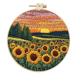 Kit de Broderie pour Débutants Adultes : Instructions Point de Croix, Fils et Aiguilles Faits Main, Tissus, Artisanat de Broderie pour la Survie du Cancer et l'Espoir - Product Image 5