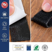 Rouleau de bande auto-agrippante élastique et adhésive, fixation en tissu souple double face pour montage mural et travaux manuels