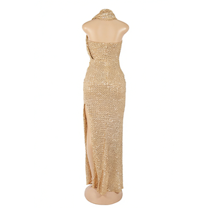 ชุดราตรีคุณภาพสูงสำหรับผู้หญิง ชุดออกงานกลางคืน ชุดวันเกิด ชุดดินเนอร์ประดับเพชร ชุดหรูหราสำหรับงานปาร์ตี้ ชุดราตรีทรงเมอร์เมดแบบยาว - Product Image 3