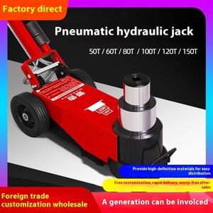 Heavy-Duty <strong>Auto</strong> Repair Pneumatic <strong>Jack</strong> 0-50-Ton 80-Ton Horizontal Design for Foreign Trade Special for Car <strong>Jacks</strong> - Product Image 5