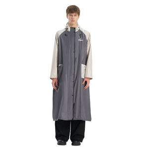 Poncho de pluie réfléchissant en polyester imperméable pour adulte avec logo personnalisé, imperméable de haute qualité, poncho de pluie réutilisable - Product Image 6
