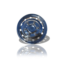 Couvre-roues avant et arrière en acier inoxydable de 16 pouces pour Ford Transit Mk8 2014-2021