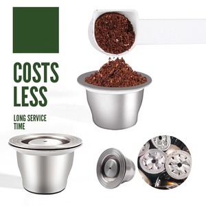 Capsules de café réutilisables en acier inoxydable de haute qualité avec support de filtre à café pour machine à expresso <span class=keywords><strong>Barista</strong></span> - Product Image 3