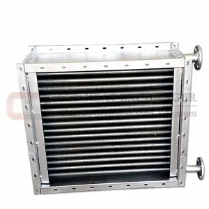 Radiateur à vapeur de tubes à ailettes en acier au carbone pour plateau à œufs Drys ou Drys Lines