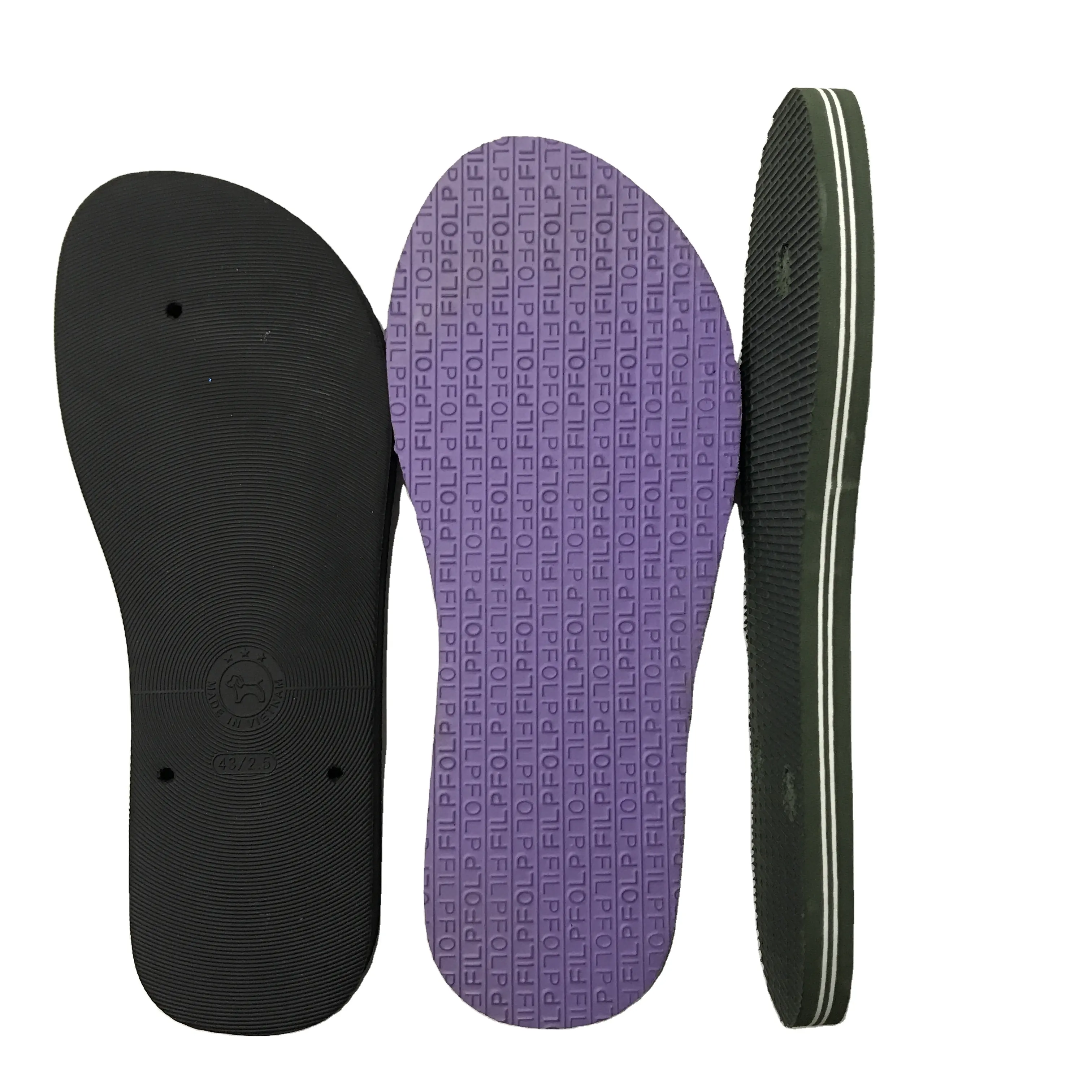 Factory price EVA rubber sheet shoe slipper flip flop soles