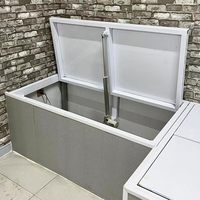 Porte invisible pour sous-sol, trappe escamotable automatique dissimulée pour local de rangement et trappe de plafond