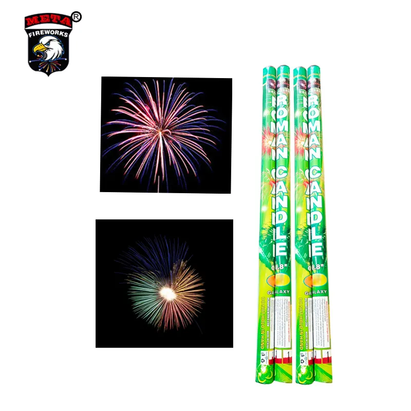 Wholesales Price Handheld Pop Toy Firework Feux Artifice Eco-Friendly Firecrackers Festival Occasion 0.8" 5 Balls Roman Candle