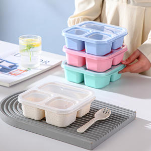 Boîte Bento Syh666 en Gros avec 3 Compartiments, Contenants à Collations pour Préparation de Repas, École et Voyage - Product Image 4
