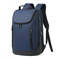 Sac à dos Fuliya personnalisé, durable, unisexe, pour le bureau, les affaires, imperméable, de luxe, pour les voyages, le travail, les étudiants, l'école, avec chargeur USB pour ordinateur portable