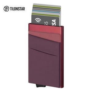TILONSTAR TVC104 Porte-cartes en aluminium fin pour homme dernier cri Portefeuille Pop up à la mode Porte-cartes de crédit - Product Image 4