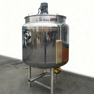 Tanque de Mezcla de Alta Viscosidad 500L-1000L |   <span class=keywords><strong>Agitador</strong></span> Ajustable de 0-29 RPM |   Salida inferior con trampa | Para Curry/Pasta de Tomate/Ketchup - Product Image 4