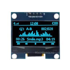 Di alta qualità da 1.3 pollici OLED IIC GND modulo Display con ampio angolo di visione Driver IC SH1106 12864 LCD I2C interfaccia IIC con scatola - Product Image 3