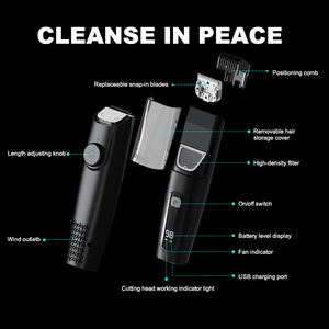 Recortadora eléctrica a prueba de agua para hombres, recortadora eléctrica segura para hombres, recortadora de pelo para la ingle, afeitadora íntima - Product Image 3