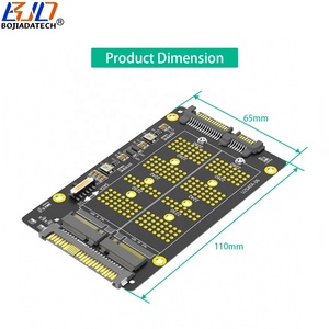 SFF-8639 U.2 + SATA 3.0 22Pin อินเตอร์เฟสกับ M.2 NGFF คีย์-M NVMe-B SATA 2230 2242 2260 2280การ์ดอะแดปเตอร์ SSD มีในสต็อก - Product Image 2