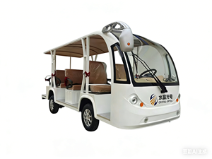 Voiture électrique fermée 7,5 kW 72 V 200 Ah batterie au plomb-acide mini tourisme et visites touristiques 14 places avec certification DG et CE - Product Image 5
