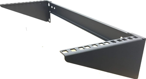 Customizable Under <b>Desk</b> Rack Mount Kit, Heavy Duty Network Equipment Bracket, Easy Install 19 Inch Rack Support Holder - Product Image 4