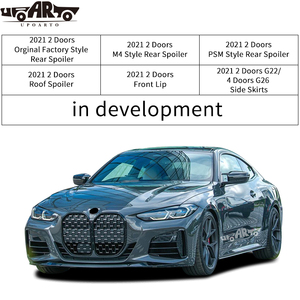 Les accessoires extérieurs incluent l'aile de toit de becquet arrière de jupe latérale de lèvre avant de voiture pour <span class=keywords><strong>BMW</strong></span> <span class=keywords><strong>série</strong></span> <span class=keywords><strong>4</strong></span> G22 coupé 2021 2022 <span class=keywords><strong>2023</strong></span> 2024 - Product Image 2