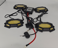 Kit professionnel de 324 éclairages LED pour carrosserie, haute intensité, matrice blanc pur, contrôle intelligent par application, pour tout-terrain 12V