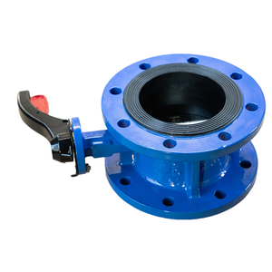 Chinesische Fabrik DN125 Industrie-Drosselklappenventil aus duktilem Gusseisen mit weicher Abdichtung und Flansch - Product Image 2