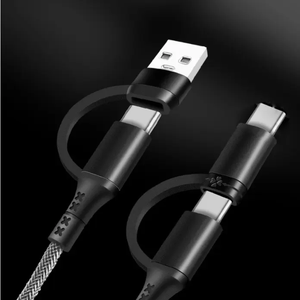 สินค้าพร้อมส่ง20V 3A 4 in 1 USB Type C สาย PD 65W ชาร์จเร็วสำหรับ <span class=keywords><strong>iPhone</strong></span> สำหรับ Samsung สำหรับสายชาร์จเร็ว - Product Image 5