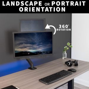 Linh Hoạt Màn Hình Bàn Núi Cánh Tay Duy Nhất Đứng Bàn Vesa Núi Chủ Bracket Có Thể Điều Chỉnh Trên Máy Tính Để Bàn Cho Máy Tính Bảng - Product Image 3