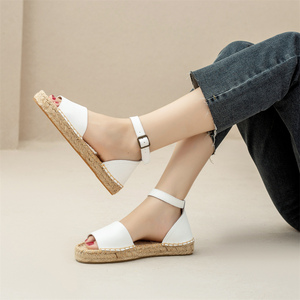Sandalias Casuales Ecológicas Fisherman Espadrille con Entresuela de Cáñamo, Transpirables y Antideslizantes para el Verano, para Mujer - Product Image 5