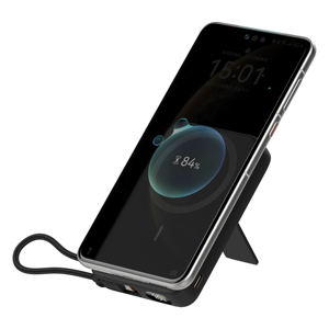 Chargeur sans fil avec lanière, batterie Li-Polymère 15W à charge rapide, entrée Type-C, prise universelle, protection contre la surcharge - Product Image 6