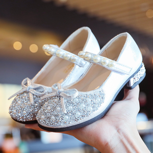 รองเท้าเด็กผู้หญิงแฟชั่นขายส่ง ประดับลูกปัดวิบวับ สำหรับงานแต่งงาน งานเลี้ยง และโอกาสพิเศษ สไตล์เจ้าหญิง - Product Image 5