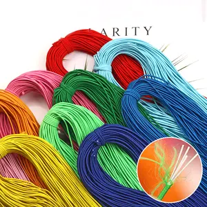 Alta elastico cavo di 1.5 millimetri di colore Della Tailandia di lattice corda elastica 1.5 millimetri giallo turchese filo elastico