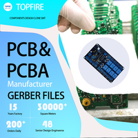 Services de fabrication et d'assemblage de circuits imprimés pour circuits imprimés FR-4 à 4 couches, technologie SMT, applications IoT, électronique grand public, fichiers Gerber, BOM