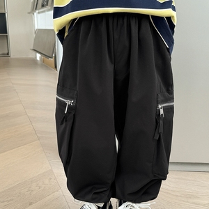 Ventes directes d'usine vêtements pour enfants pantalons <span class=keywords><strong>cargo</strong></span> pour garçons nouveaux pantalons décontractés de haute qualité pour tout-petits pantalons tendance à grandes poches - Product Image 4