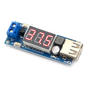 HM-318 V4.0 DC-DC บัคมอดูล 12-36V ถึง 5V USB ที่ชาร์จแบตในรถพร้อมจอแสดงผลแรงดันไฟฟ้า - Product Image 4