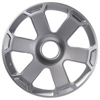 Accessoires de voiture universels, enjoliveurs de roue de voiture 16/17/18 pouces pour Volkswagen (Tiguan/Golf) Toyota Honda, enjoliveur de roue gris élégant