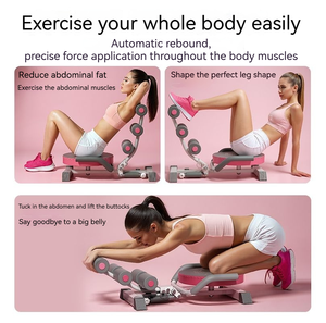 Rouleau abdominal rotatif à 360 ° avec tapis de genou pour le volume musculaire Équipement de machine abdominale roulante - Product Image 4